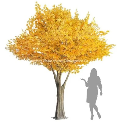 Komèsyal Klas Faux Maple Trees