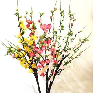 Atifisyèl gwo Imobilye Touch Plum Blossom