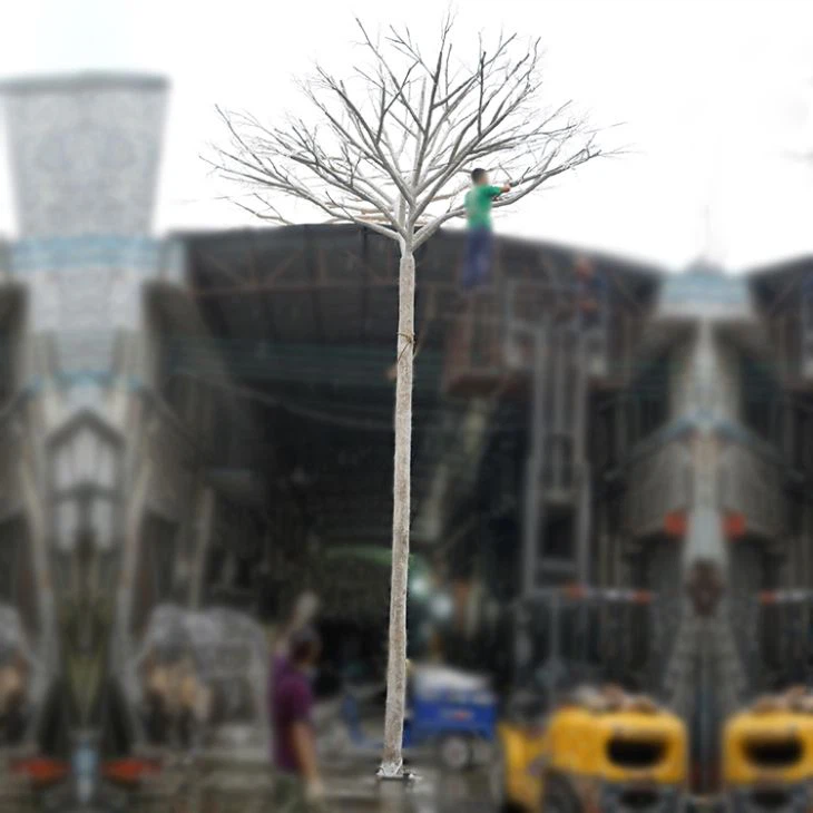 Blan gwo jaden flè dekorasyon sèk Pye bwa