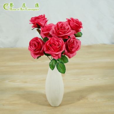 Faux Roz Bouquets Centerpiece Wouj la